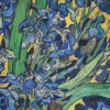 Van Gogh Luxury silk twill scarf Irises