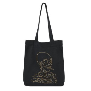 Van Gogh Bag Head of a Skeleton with a Burning Cigarette