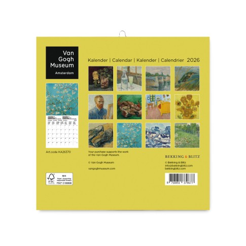 Van Gogh Calendar 2026 small