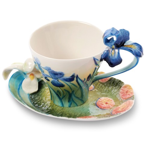 Van Gogh Franz Collection Cup and saucer Irises