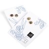 Van Gogh Ear studs mother of pearl, by Ellen Beekmans®