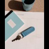 Key holder blue leather Vincent – Keecie
