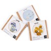 Embroidery kit silk and linen - Van Gogh Irises