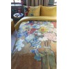 Duvet cover Bouquet of Vincent's flowers gold-tone, Beddinghouse x Van Gogh Museum