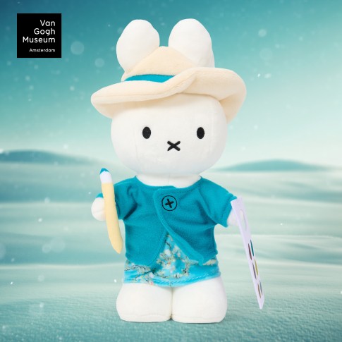 Plush Miffy as an artist