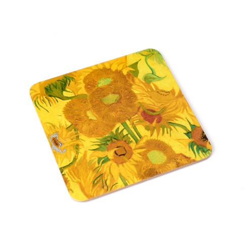 Van Gogh Coaster Sunflowers