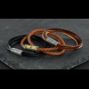 Van Gogh Tateossian® leather multi-strand bracelet brown