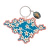 Van Gogh Keychain with Almond Blossom embroidery