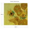 Van Gogh 3D Wallpaper Sunflowers