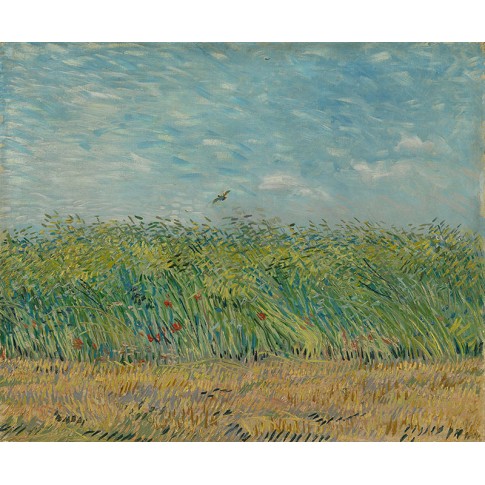 Van Gogh Giclée, Wheatfield with Partridge