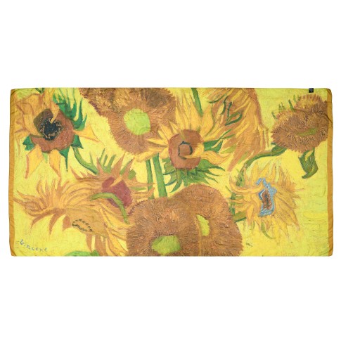 Van Gogh Large silk scarf Sunflowers