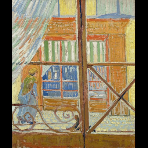 Van Gogh Giclée, Gezicht op een slagerswinkel