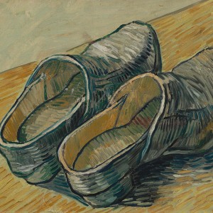 Van Gogh Giclée, A Pair of Leather Clogs