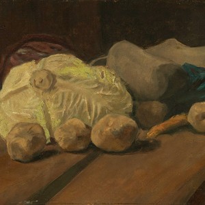 Van Gogh Giclée, Still Life with Cabbage and Clogs