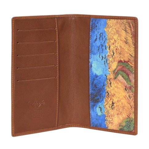 Van Gogh Recife Paris® Leather double card holder Crows