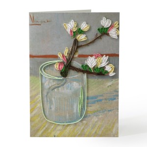 Origamo x Van Gogh Museum Filigree Greeting Card Blossom Sprig