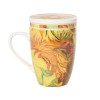 Van Gogh Mug with infuser Sunflowers