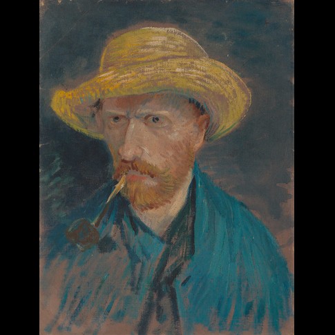 Van Gogh Giclée, Zelfportret met strohoed en pijp
