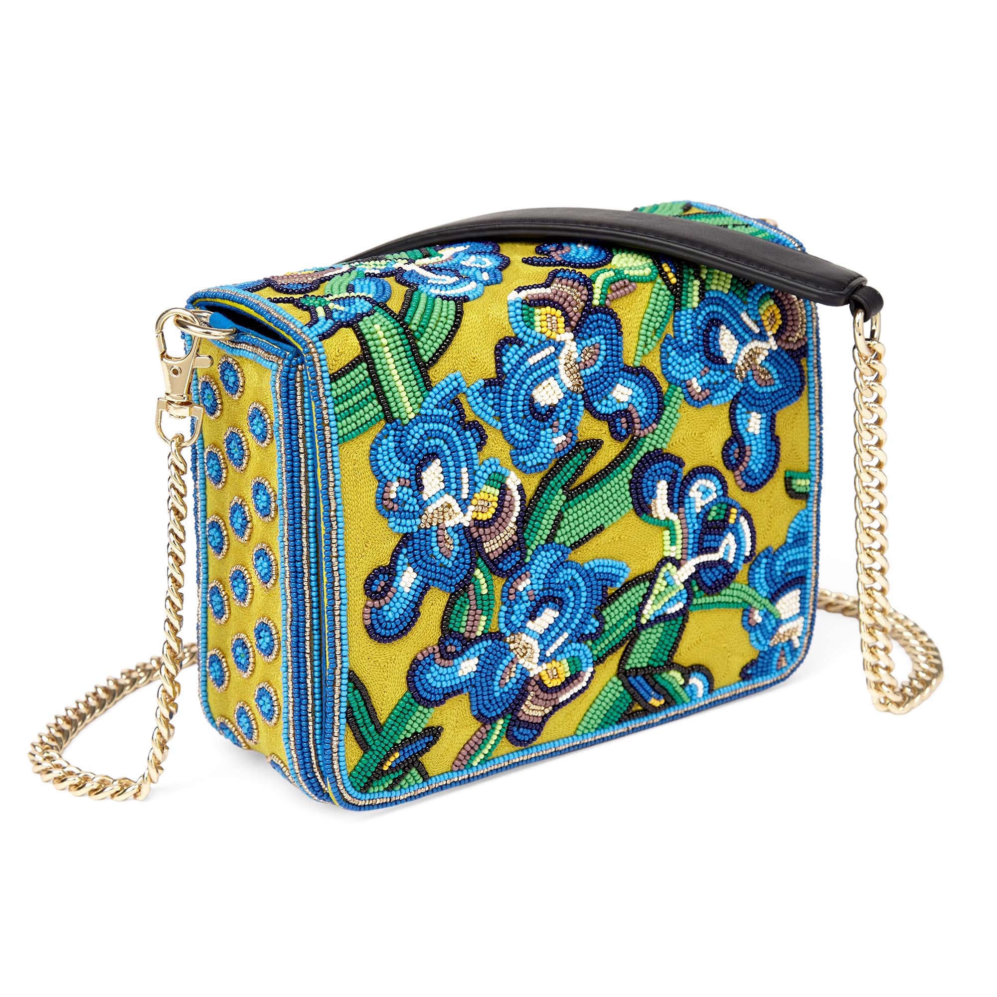 Sophie Cano x Van Gogh Museum, Beaded Mini Bag Irises