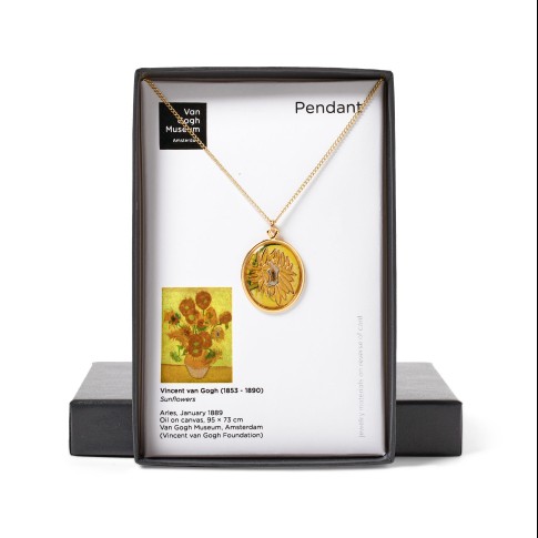 Van Gogh Necklace Sunflowers