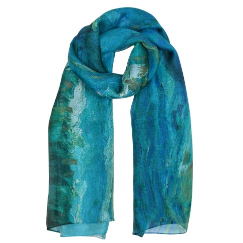 Van Gogh Silk scarf Seascape