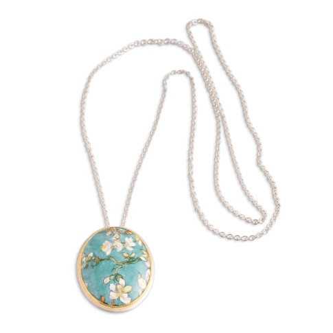 Van Gogh Almond Blossom necklace, by Materia Prima
