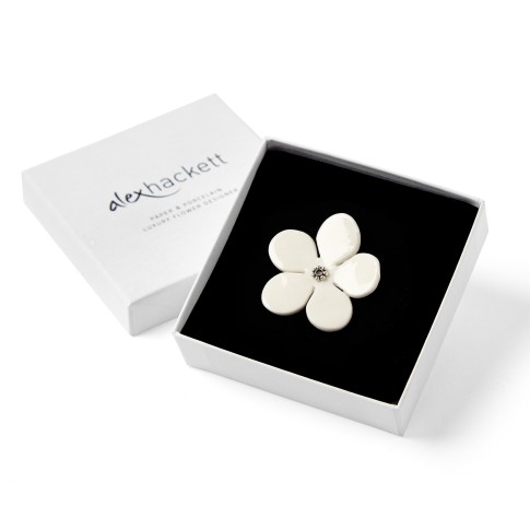 Porcelain Brooch Almond Blossom – Alex Hackett