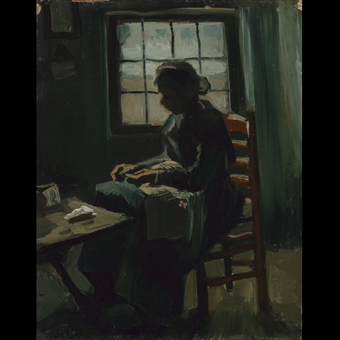Van Gogh Giclée, Naaiende vrouw