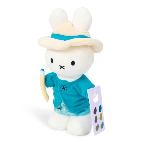 Plush Miffy as an artist