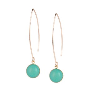 Van Gogh Earrings Elipse turquoise, by Ellen Beekmans®