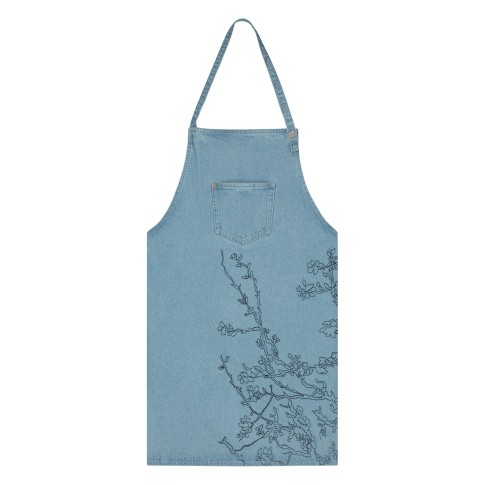 Apron Blossom Blue, MUD Jeans x Van Gogh Museum®