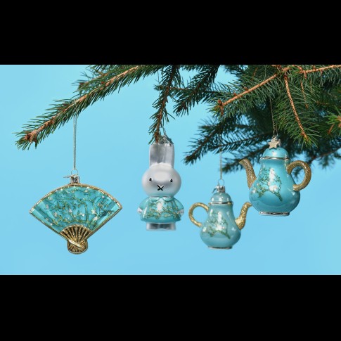 Glass ornament teapot Almond Blossom, Vondels x Van Gogh Museum