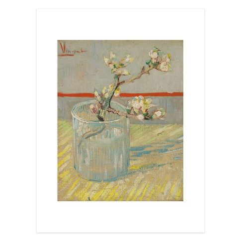 Van Gogh Print S Sprig of Flowering Almond