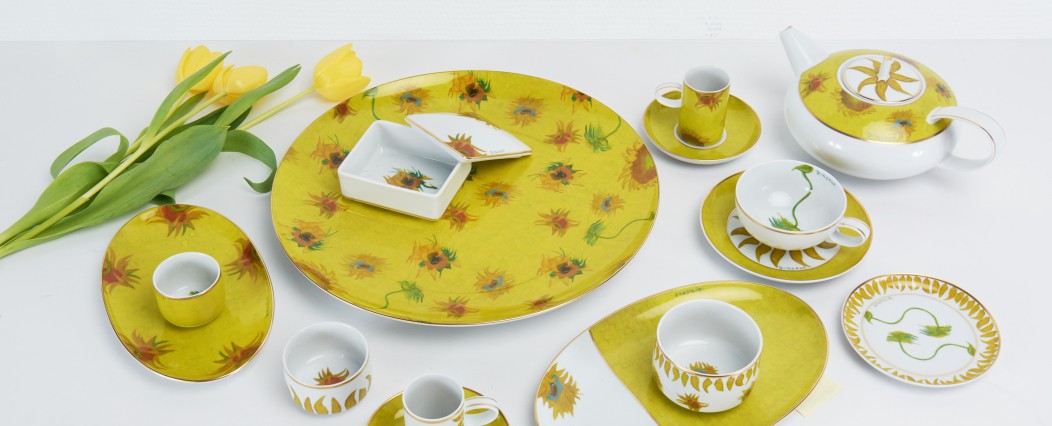 Sunflower ceramic