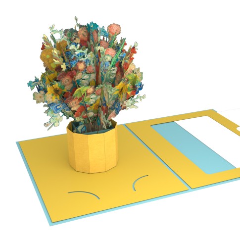 Origamo x Van Gogh Museum 3D Pop-Up Card Flower Bouquet mini