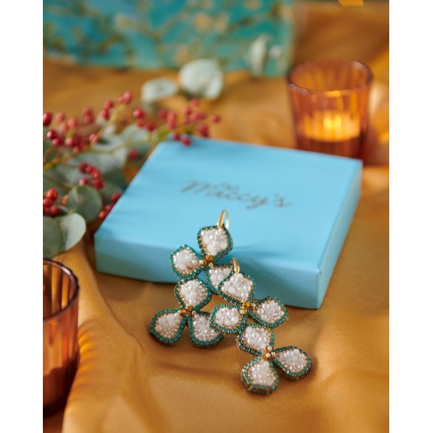 Van Gogh PatchArt earrings Almond Blossom, by Miccy’s