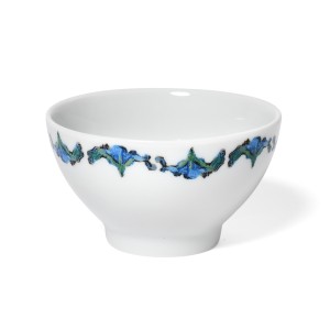 Van Gogh Porcelain bowl Irises decorative rim, by Catchii®