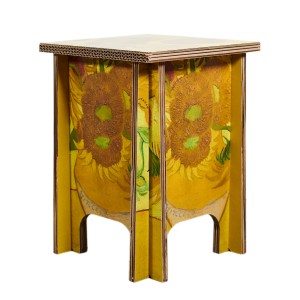 Unfold x Van Gogh Museum® Stool Sunflowers