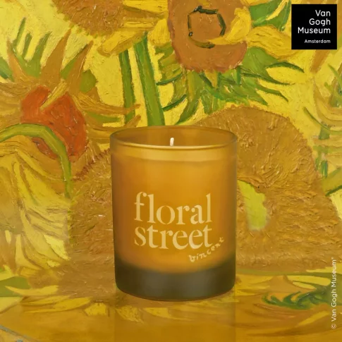 Sunflower Pop scented candle, Floral Street x Van Gogh Museum®