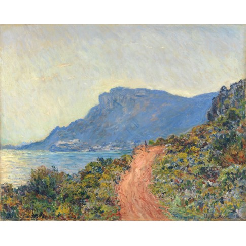 Art print Monet, La Corniche near Monaco