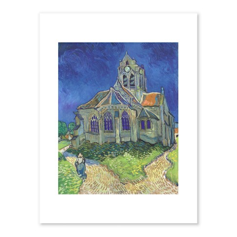 Van Gogh Print S The Church at Auvers-sur-Oise