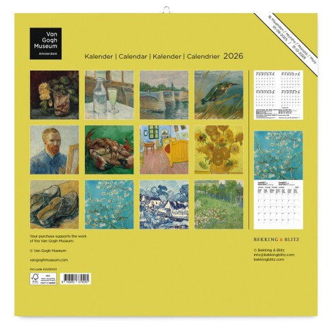 Van Gogh Calendar 2026 large
