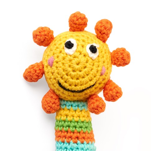 Rattle crochet Sunflowers