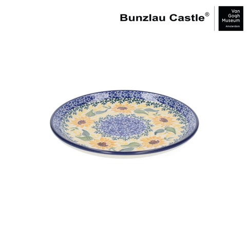 Bunzlau Castle x Van Gogh Museum Cake plate 16cm Sunflowers