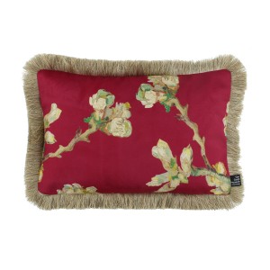 Van Gogh Cushion cover fringed Sprig 30x45