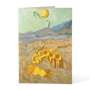 Origamo x Van Gogh Museum Filigree Greeting Card Wheatfield