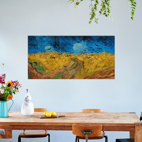 Van Gogh IXXI Wheatfield with Crows 160 x 80