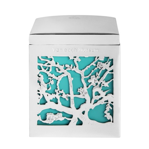 Van Gogh Newby® tea in silver plated caddy, Almond Blossom