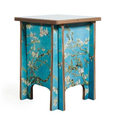 Unfold x Van Gogh Museum® Stool Almond Blossom