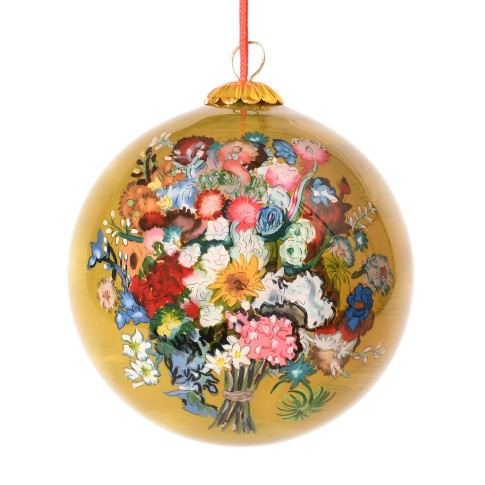 Van Gogh Glass ornament Vincent's flowers